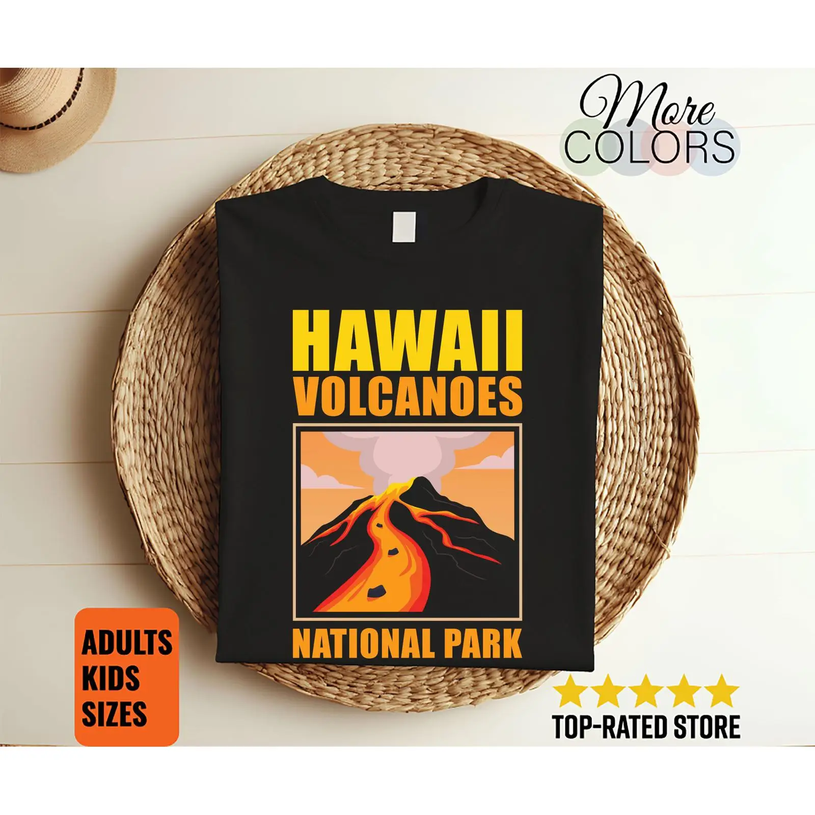 Outdoor Adventure U Of U - ハワイ火山国立公園 ヴィンテージ T シャツ USA Parks