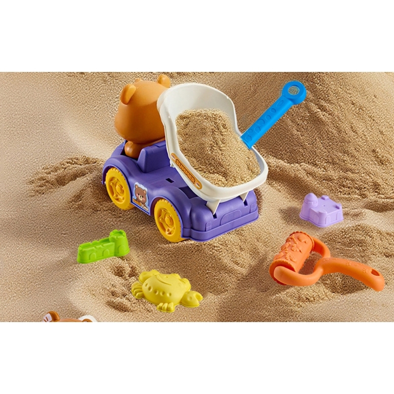 Outdoor Adventure Toys For Kids - 明るい色の 1 セット子供用砂浜おもちゃ屋外夏の冒険に最適 15UB