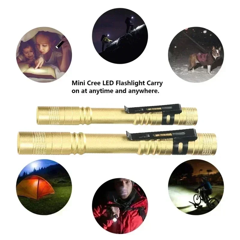 ミニポータブル LED ペンライト クリップ付き 超高輝度  - Outdoor Adventure Trips のレビューと価格