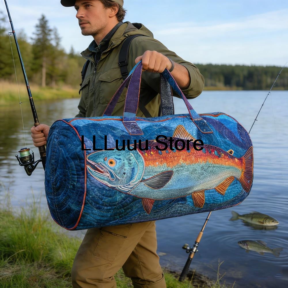 3Dプリントのおしゃれな手作りキルティング釣り道具バッグ、バ - Outdoor Adventure Quilt のレビューと価格