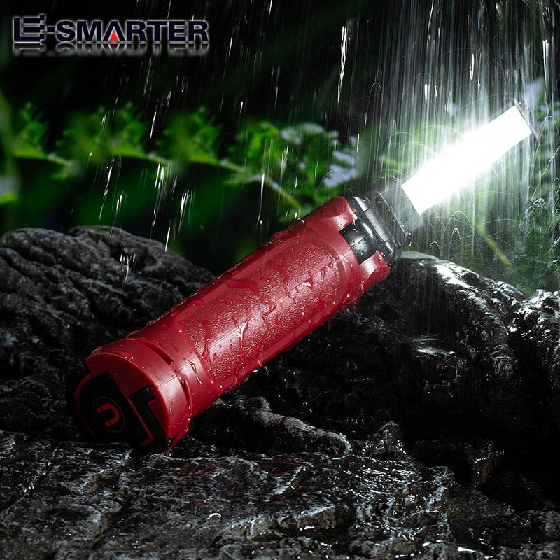 COB LED ワークライト充電式折りたたみ懐中電灯屋外キャ - Outdoor Adventure Trips のレビューと価格