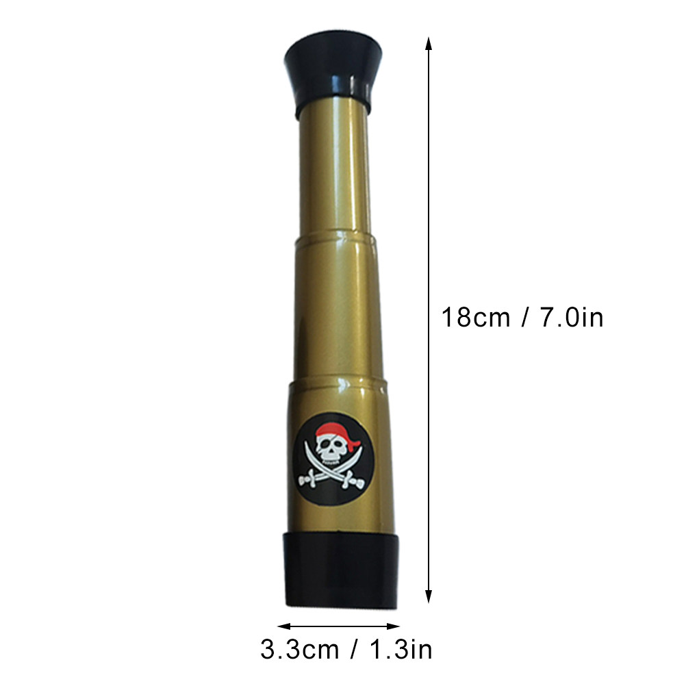 12個入り子供用海賊望遠鏡セット、冒険遊びやパーティーの景品 - Outdoor Adventure Toys For Kids のレビューと価格