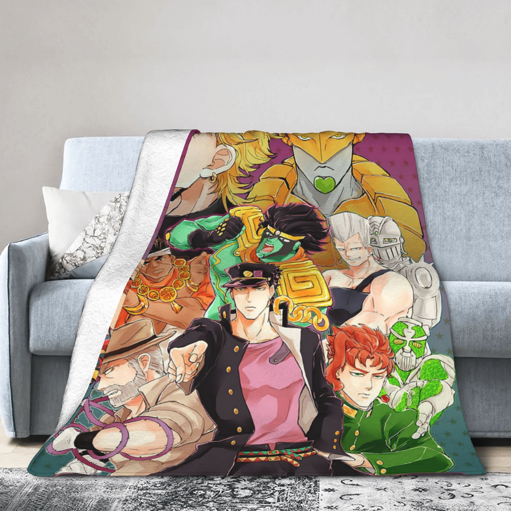 ジョセフ・ジョースター クジョ・ジョタロウ ディオ フリース - Outdoor Adventure Quilt のレビューと価格