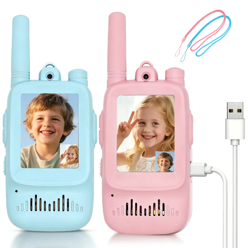 2個セット 子供用ビデオトランシーバー 充電式 室内・屋外用 - Outdoor Adventure Toys For Kids のレビューと価格