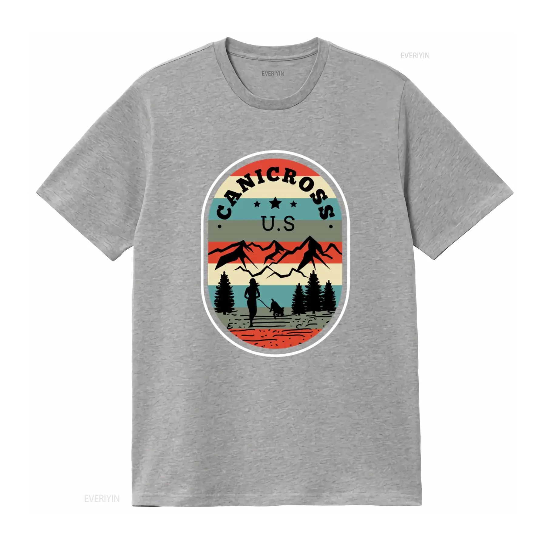 USカニクロストレイルランニングドッグラバーズTシャツアウト - Outdoor Adventure U Of U のレビューと価格